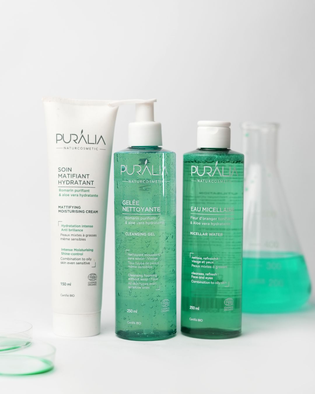 Trio pureté matifiante